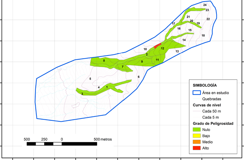 Mapa de peligrosidad Mapa de peligrosidad